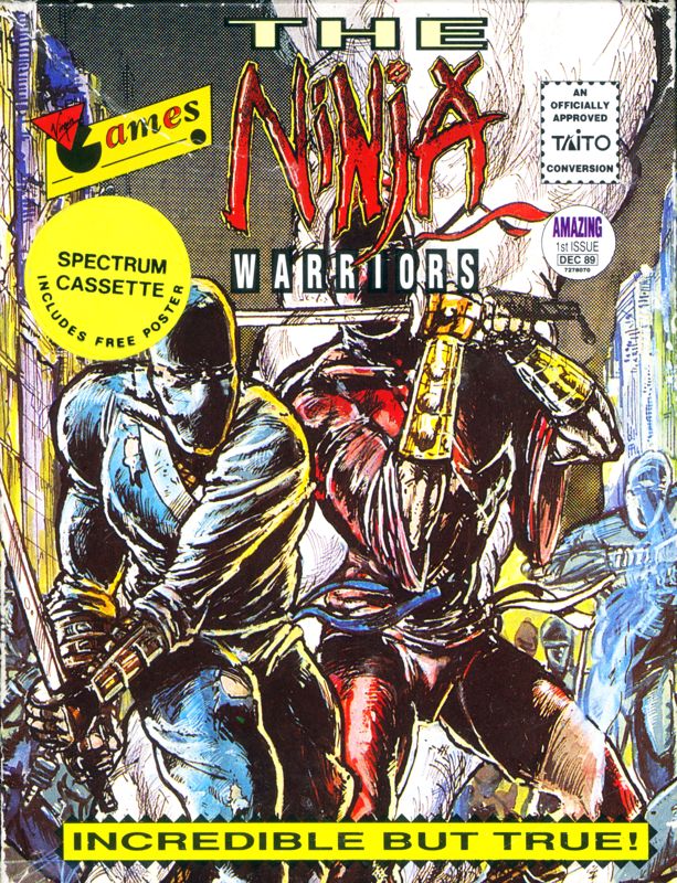 The Ninja Warriors box art for Sega Mega CD